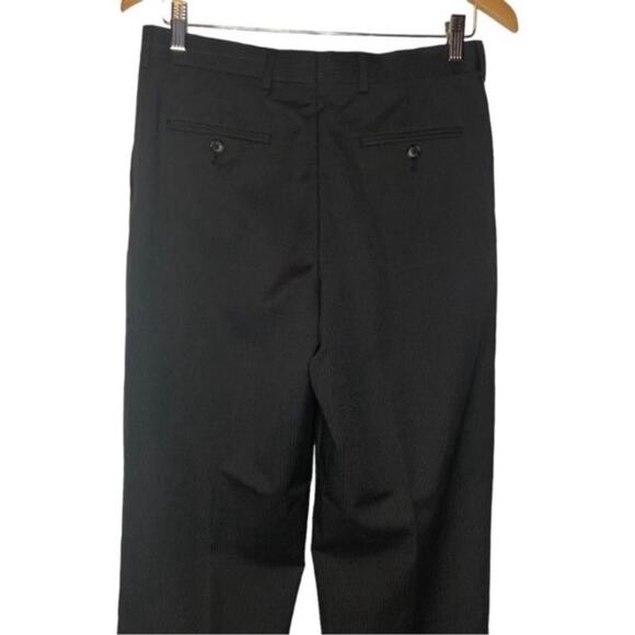 Nordstrom Boys Black Dress Pants Size 12-14 Classic Fit School Uniform Formal - Picture 3 of 7